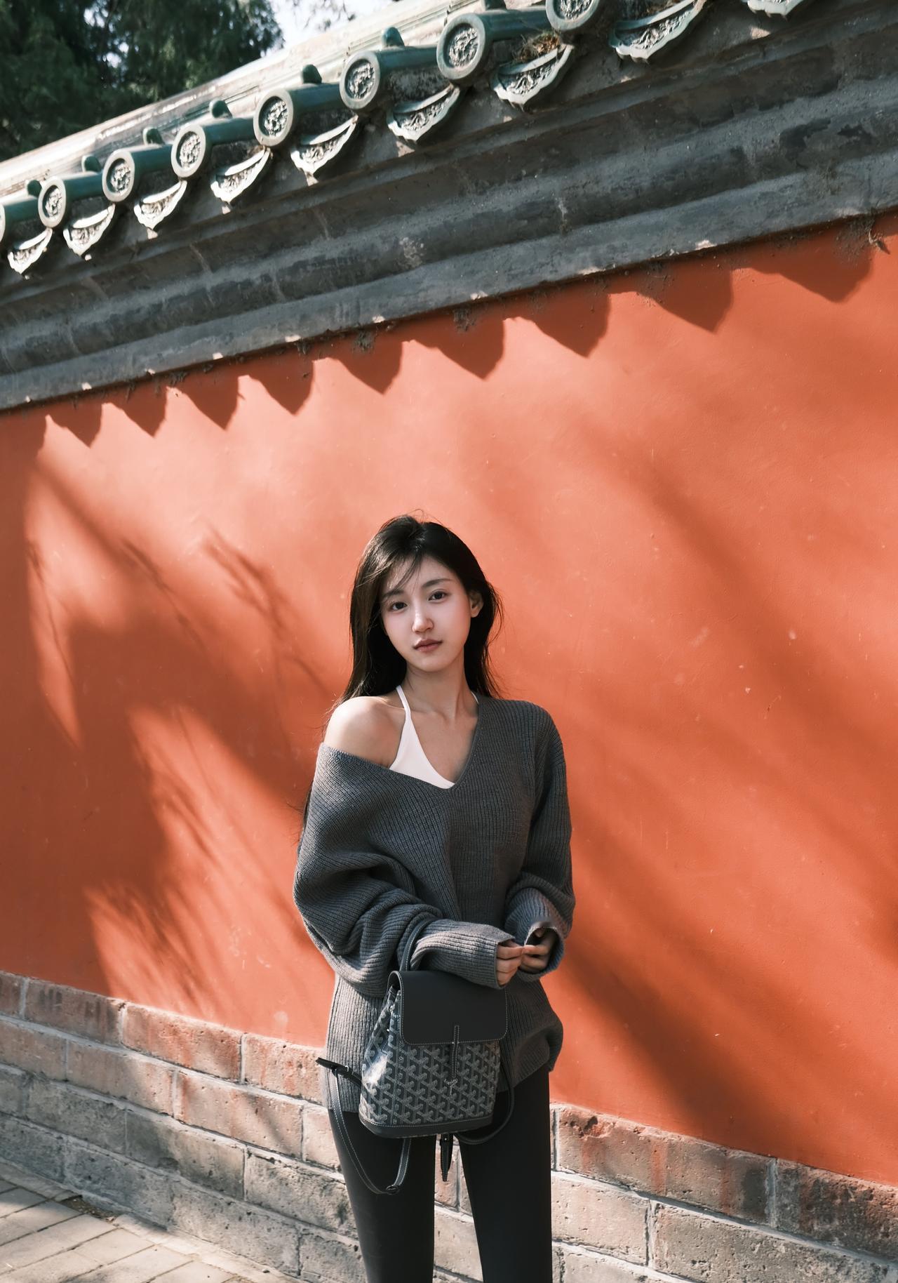 一墙红，半城秋。