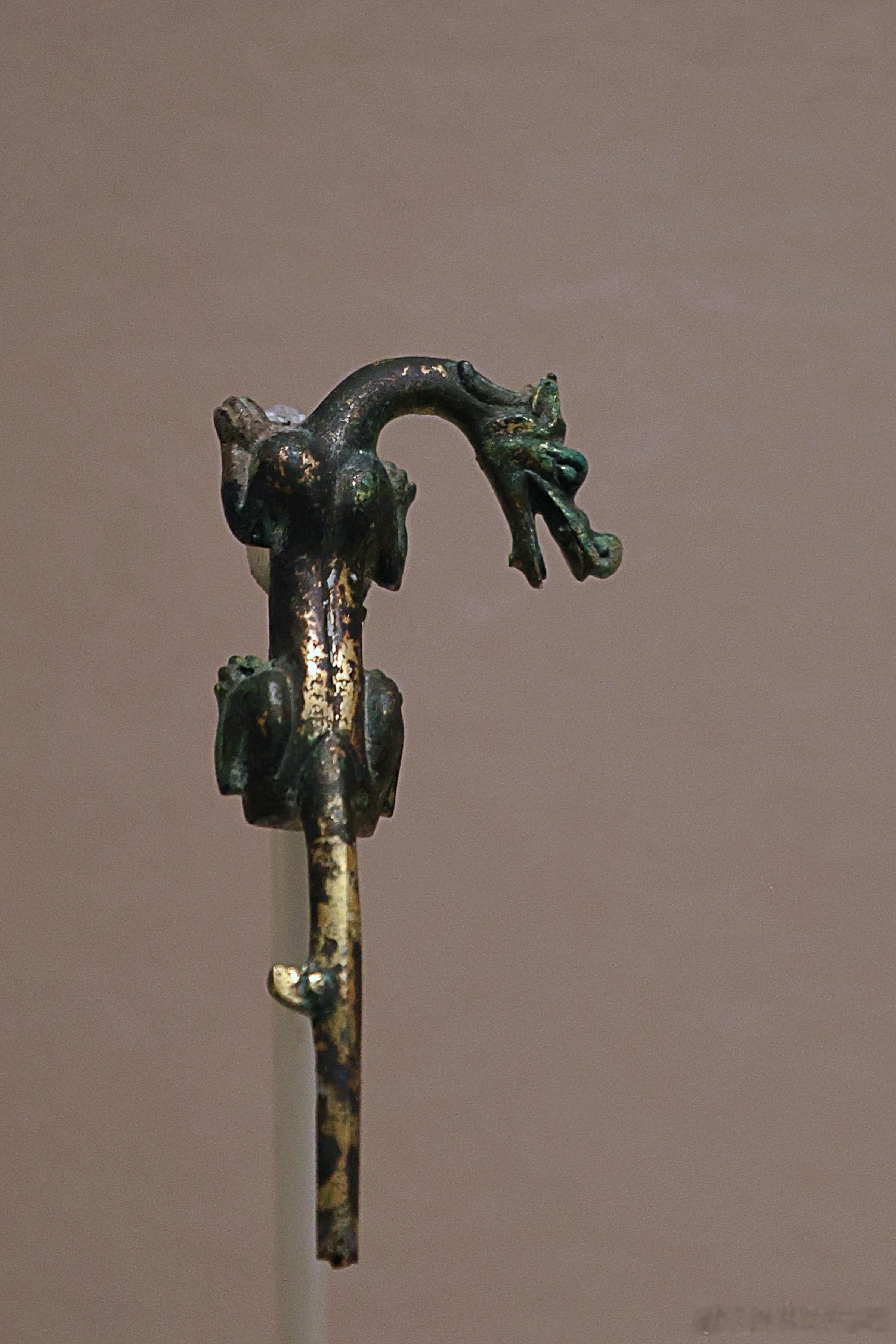 我的2026 铜鎏金龙形帐钩西汉（公元前202-公元8年）青州博物馆藏1983年