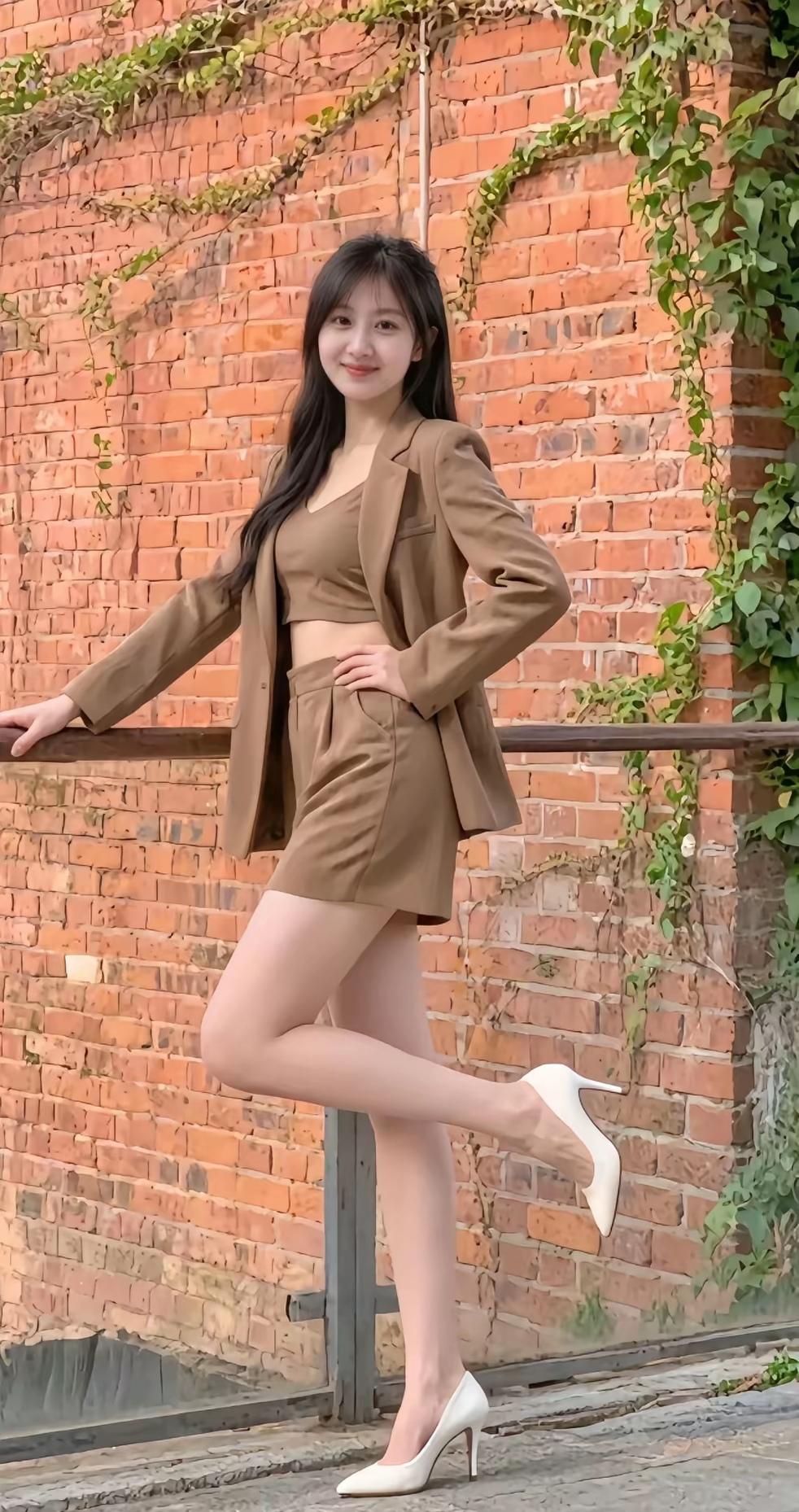 都市女郎穿搭指南：优雅西装裙+高跟鞋，自信满满！👠💄👗