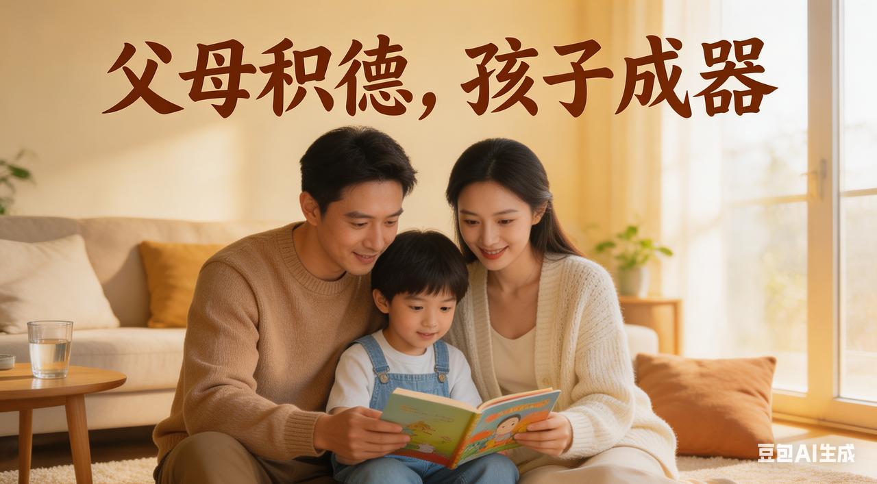 刷到接住！孩子将来必成大器，不靠祝福，全靠父母这4种“积德”！

1. 情绪稳定