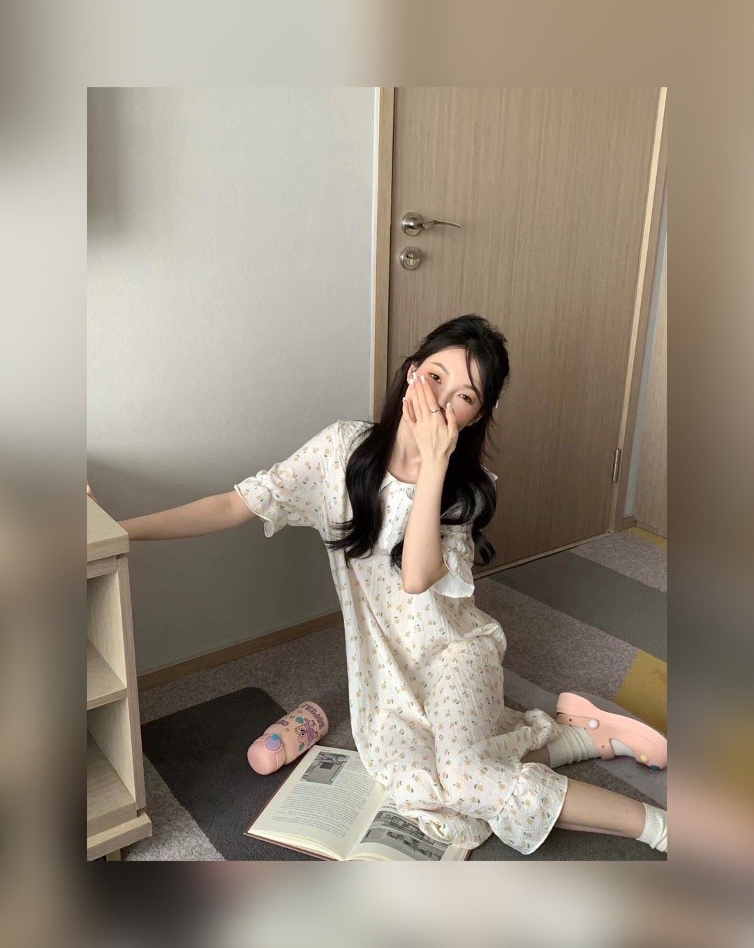 #好物分享##努力成为更好的自己[话题]#夏天谁会拒绝碎花睡衣好看的小碎花睡裙今