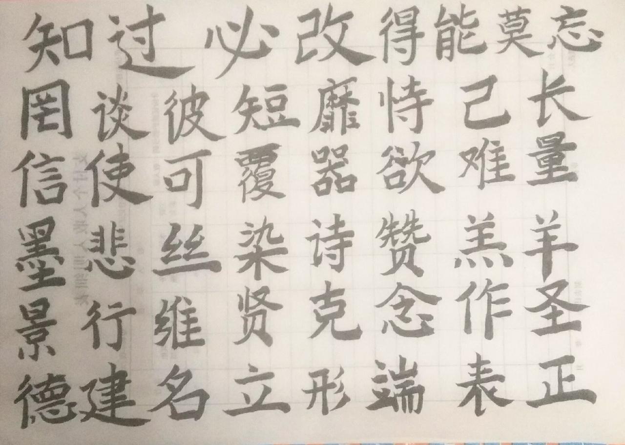 容止若思，言辞安定。练字 写字是一种生活