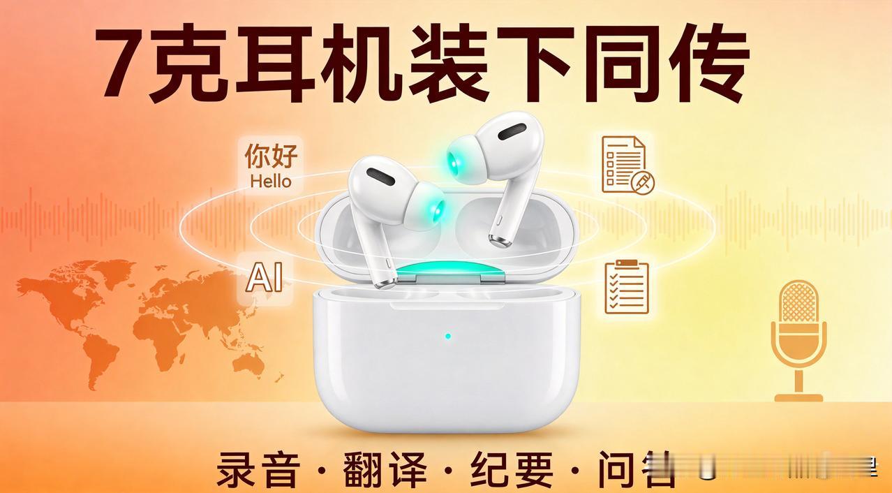 7克耳机装下同声传译，1499元值不值
网易有道今天发了副耳机，叫OpenPod