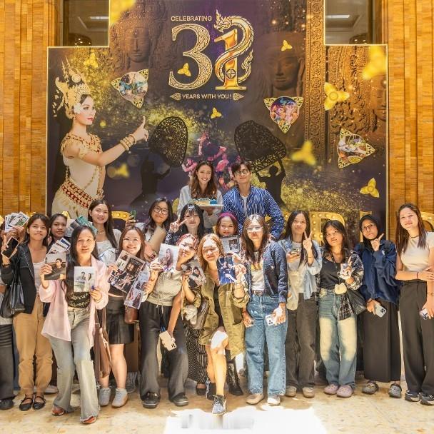 【On.cc】劉穎鏇張振朗「奪命CP」攻陷柬埔寨　粉絲送蛋糕賀壽星女視帝張振朗與