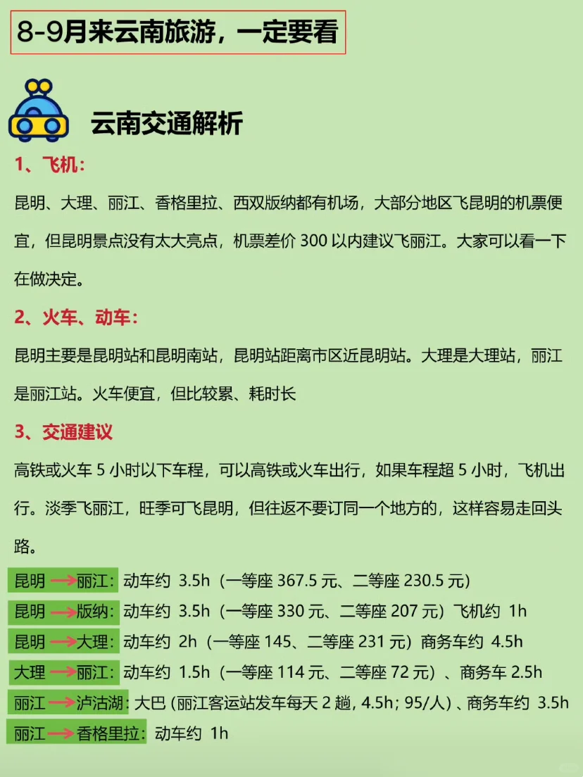 男朋友整理攻略❤️不费脑的云南旅游攻略😎
