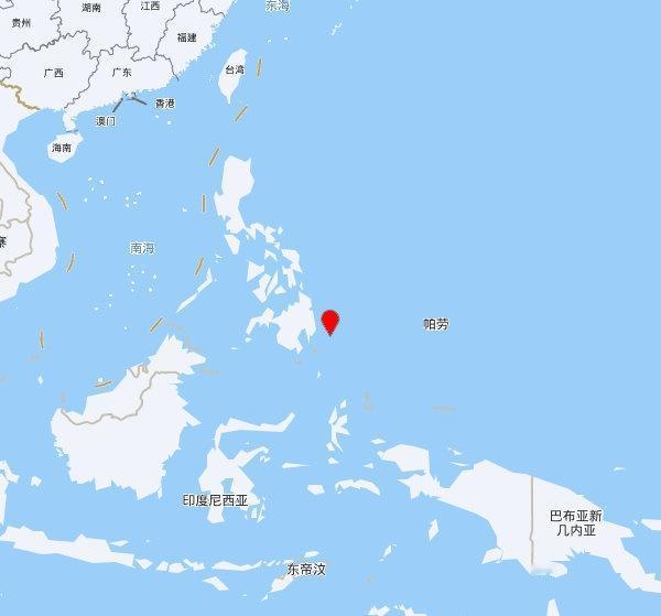 【欧洲地中海地震中心】发布，2025-10-25 03:49:59 在 菲律宾群