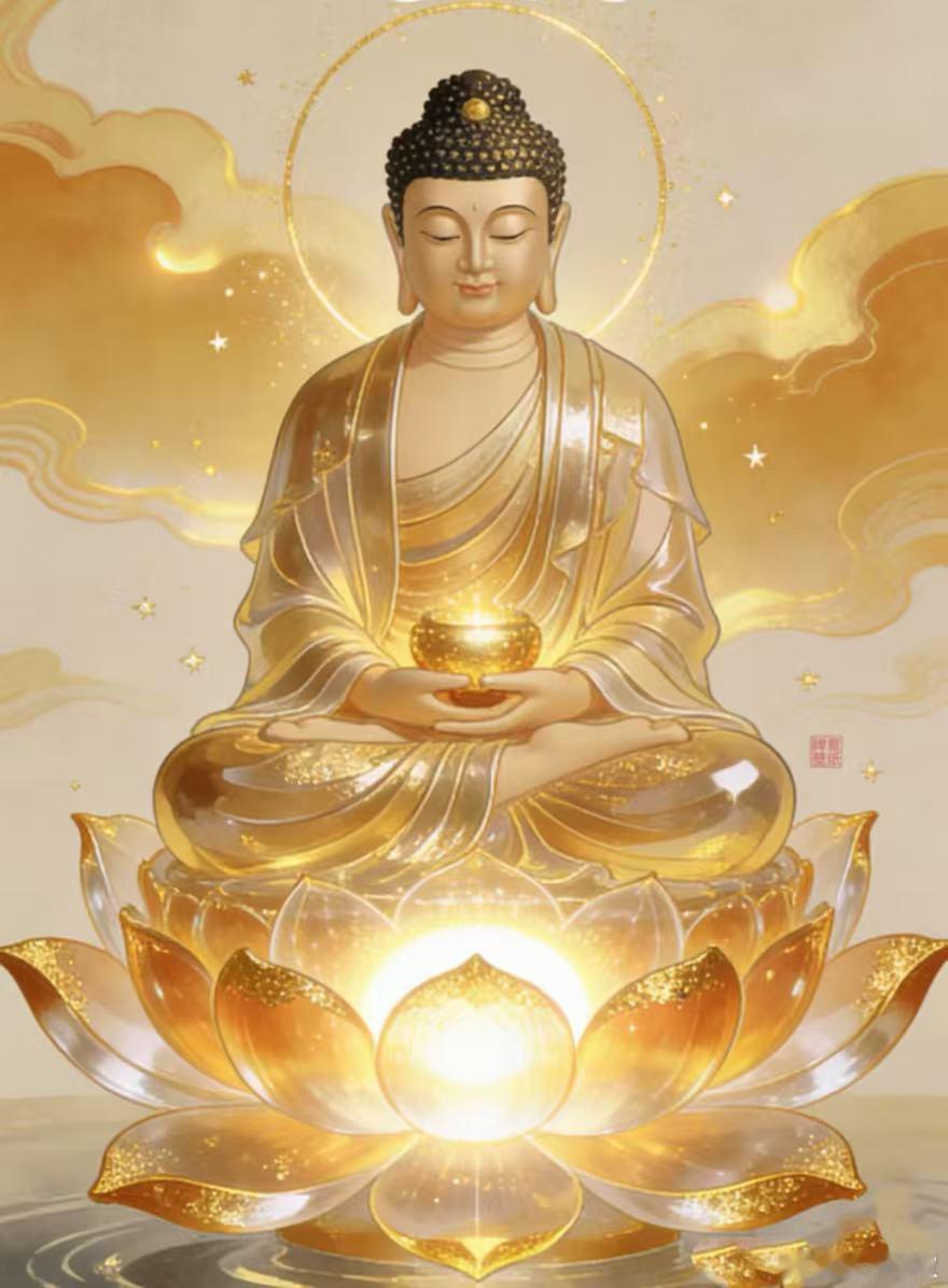 见佛祈福🙏 愿佛光普照前程，事业鹏程万里，财运亨通无阻，健康平安喜乐，万事顺遂