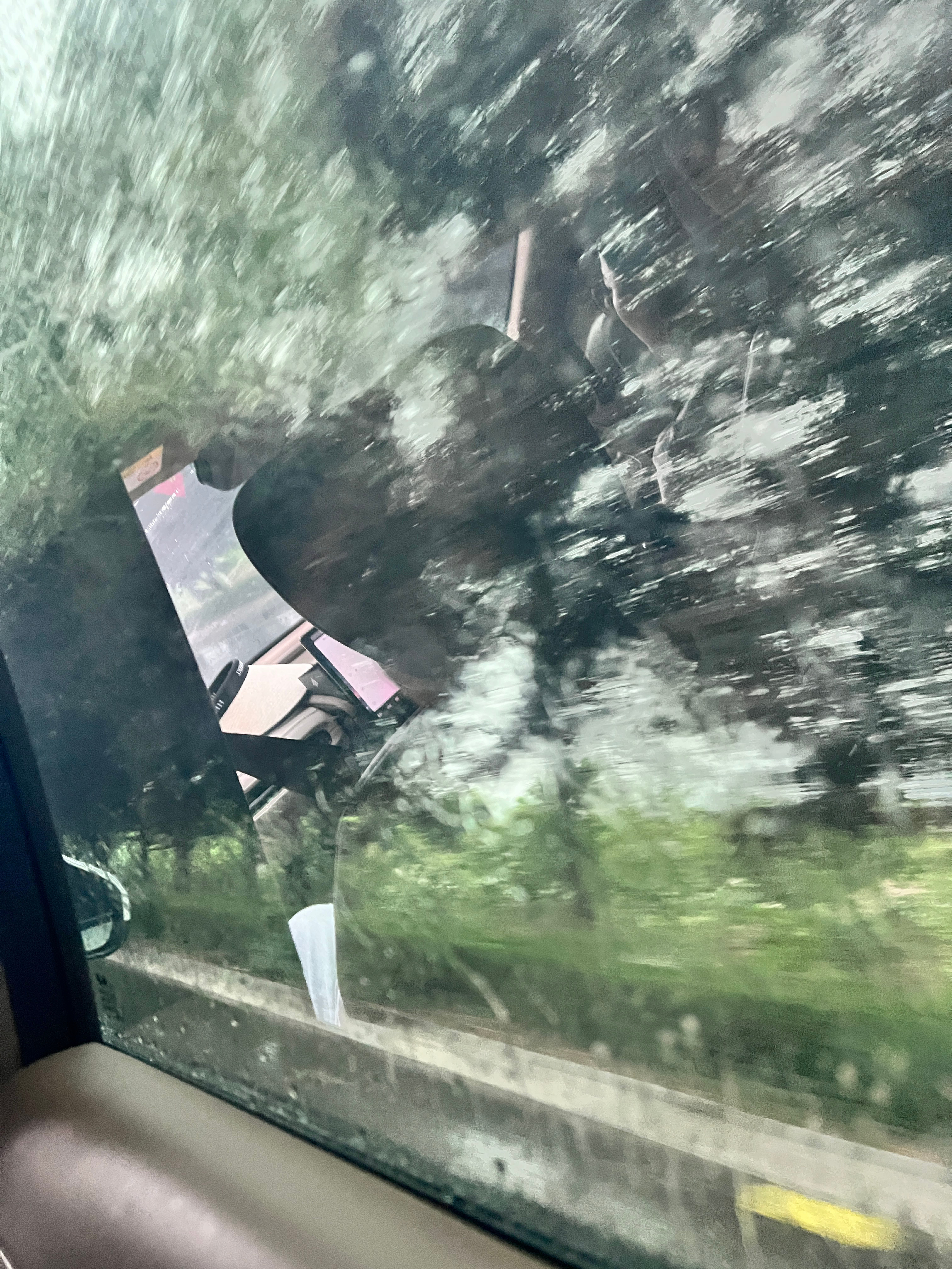 结束视导讲课，归途遇雨声，伴着喜欢的曲子，这一刻的惬意与安稳，格外治愈我💚 
