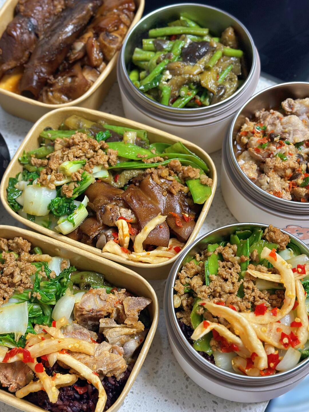给同事带饭的一天