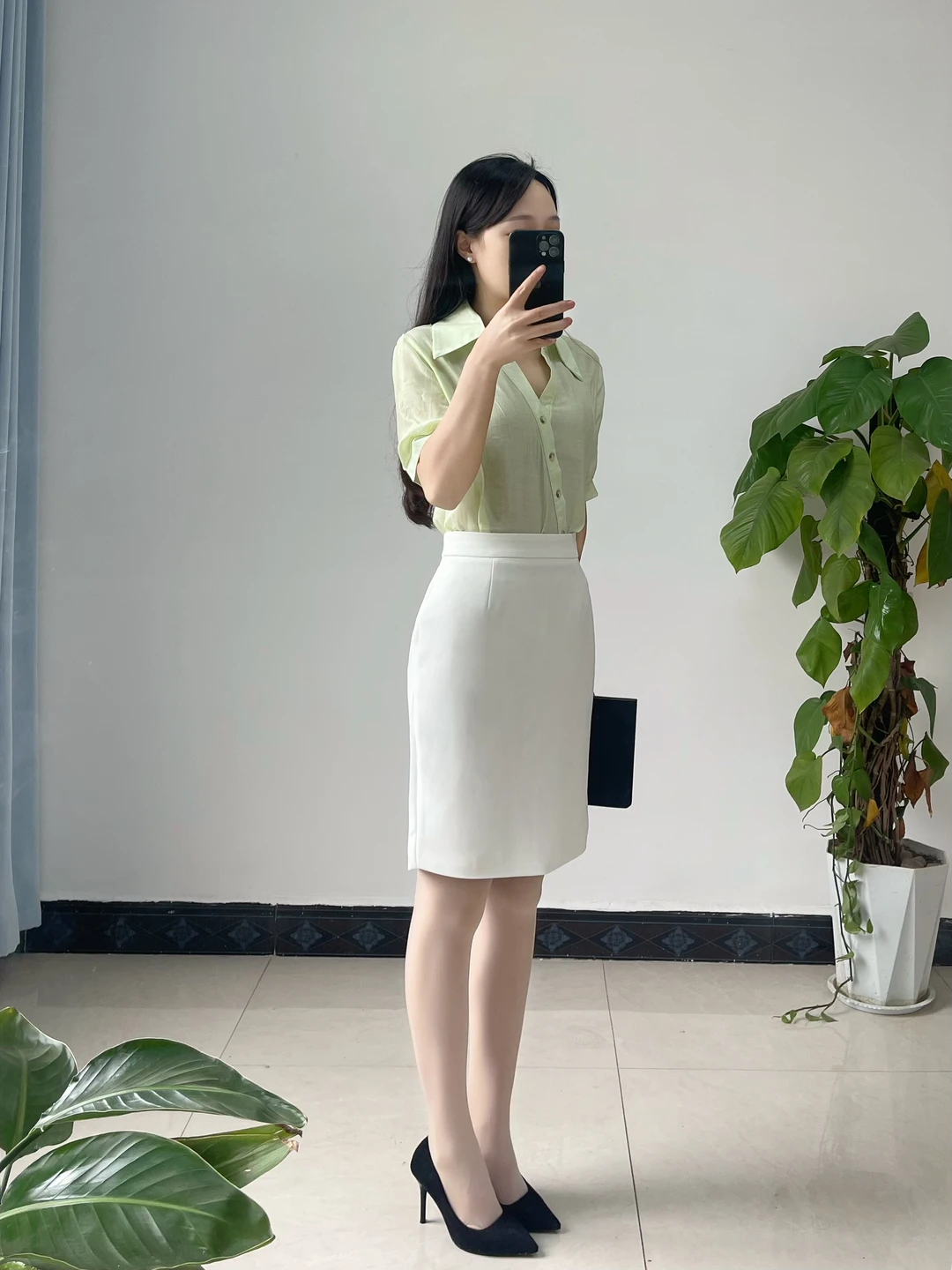 体制内穿搭｜衬衫和半裙的高级感