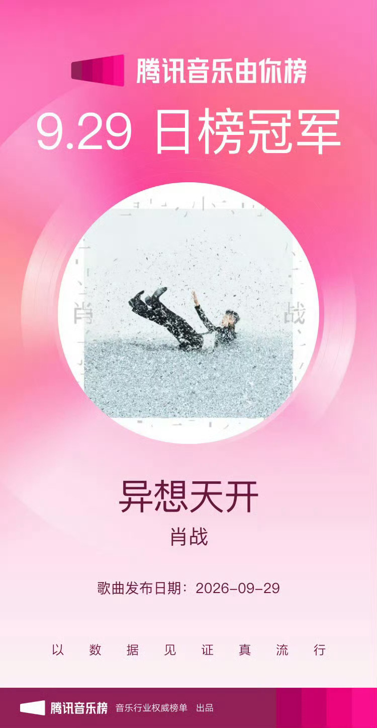 9月的最后一天很完美吧！肖战多栖全能做歌手演员都精彩，都是TOP！