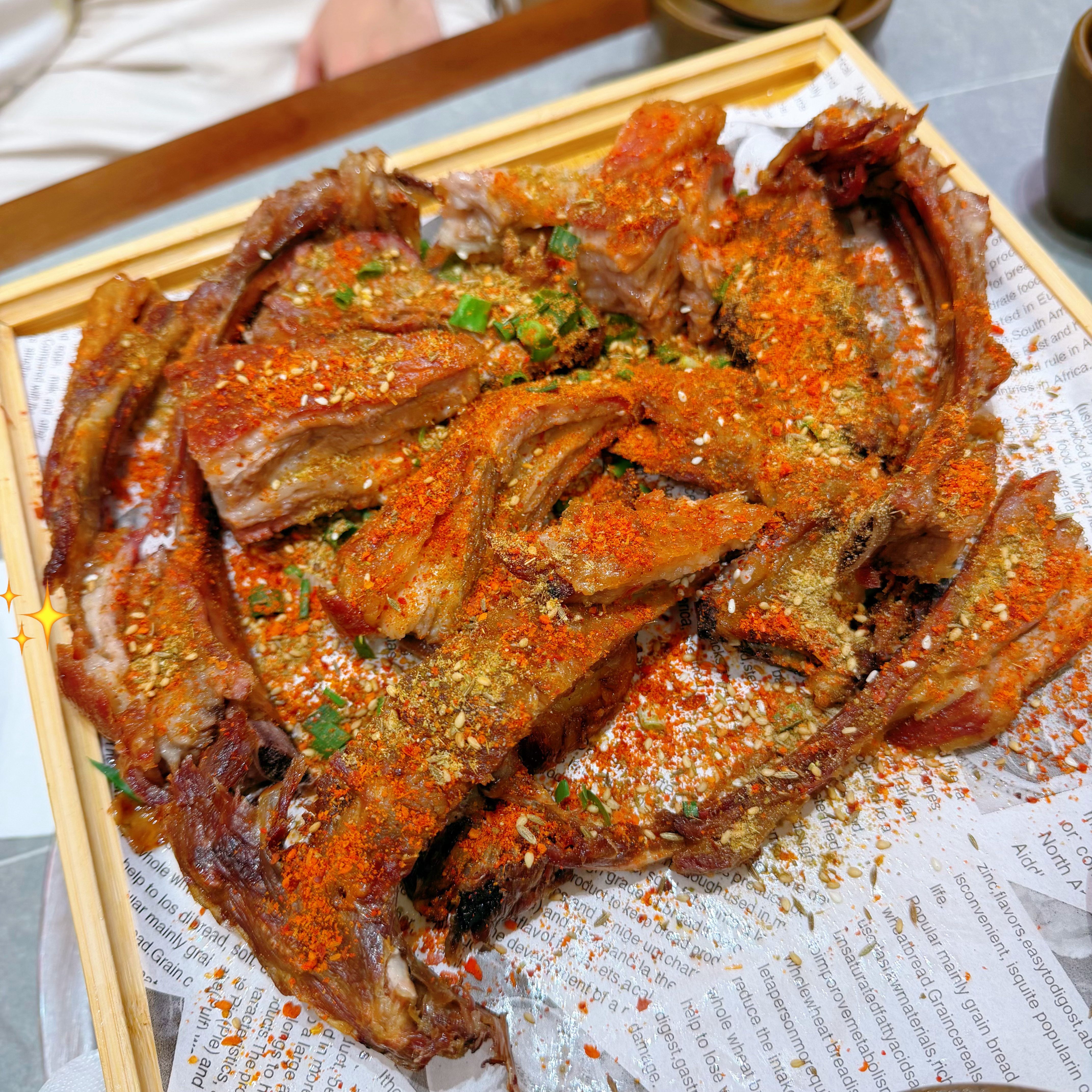周五了，打算再安排一顿烤羊排犒劳本周辛苦的自己