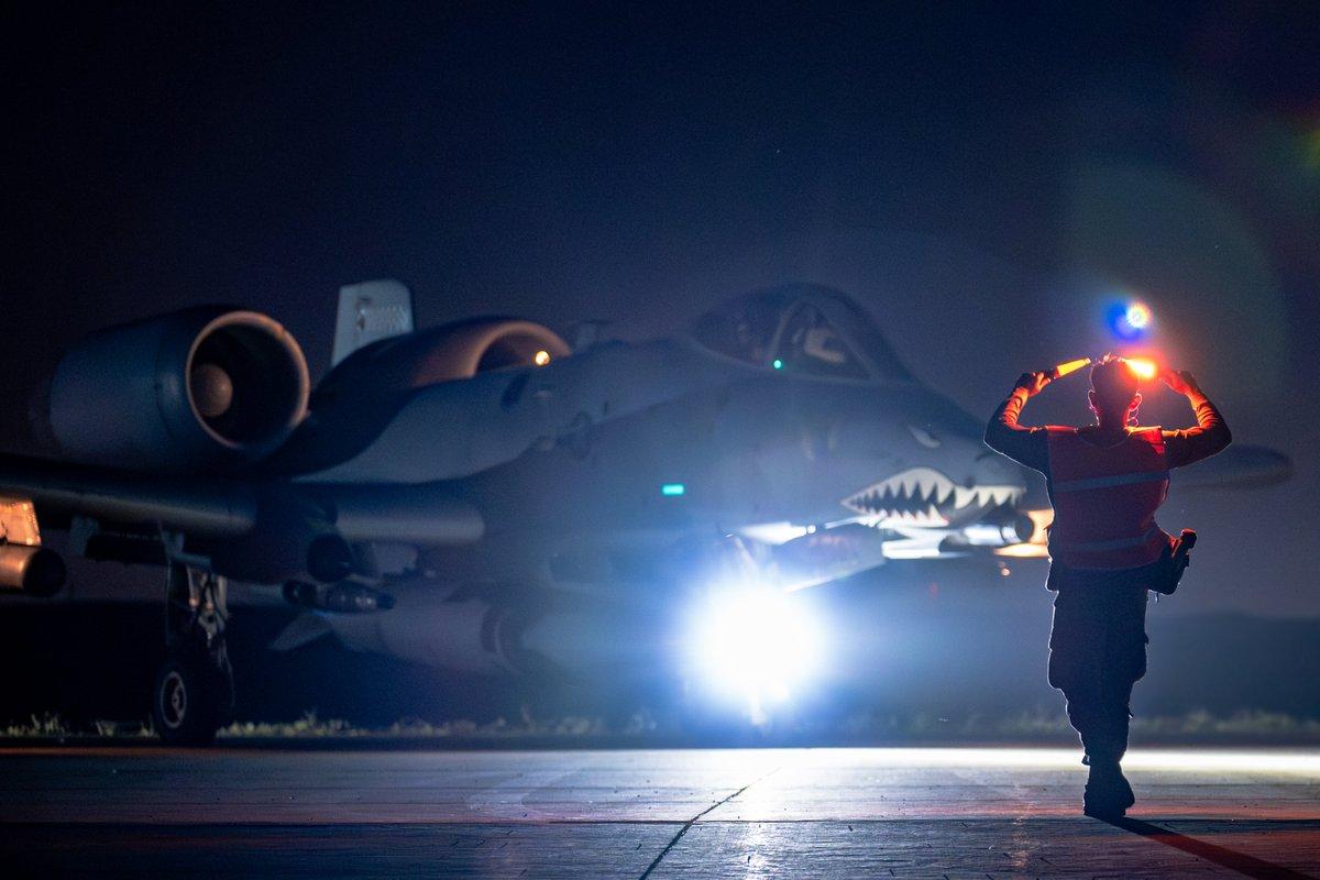 美军中央司令部：美国空军 A-10“雷电 II”攻击机在美国中央司令部责任区内的