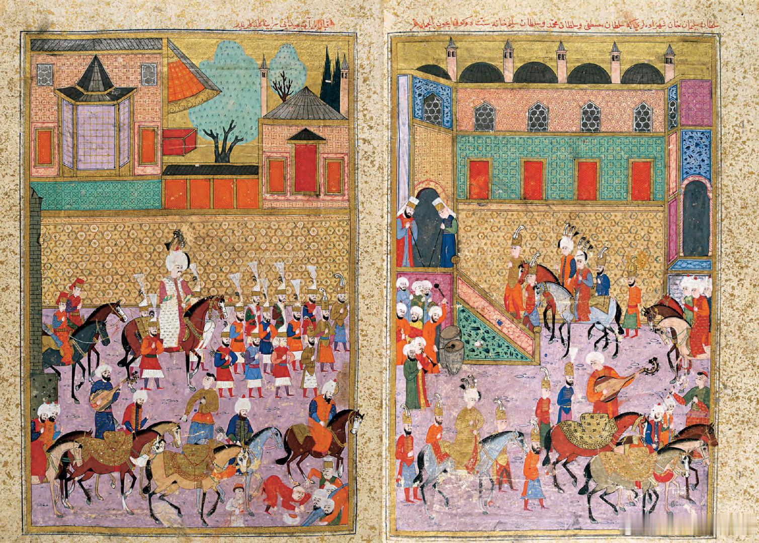 历史知识 博物馆发光计划 16世纪奥斯曼帝国杰出的插图本历史书《技艺之书》（Hü