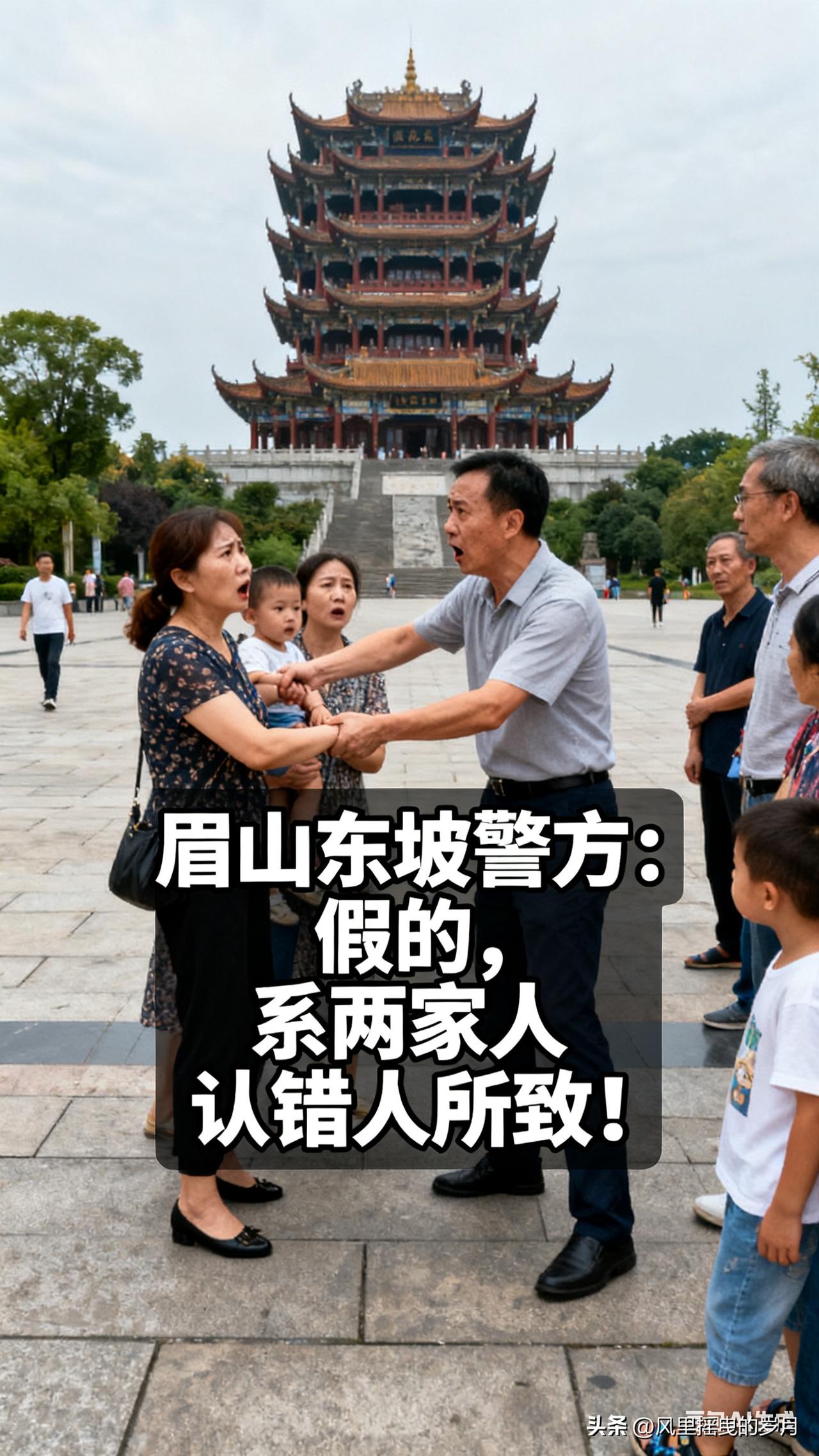 眉山远景楼“抢小孩”系乌龙！警方：两家人认错孩子引发误会
 
9月24日晚，“眉