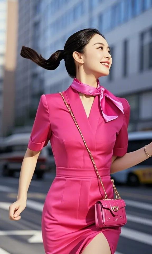 粉嫩职场风，都市丽人穿搭指南💅👗👠甜美穿搭。 美女姐姐穿搭 甜妹儿打扮 空
