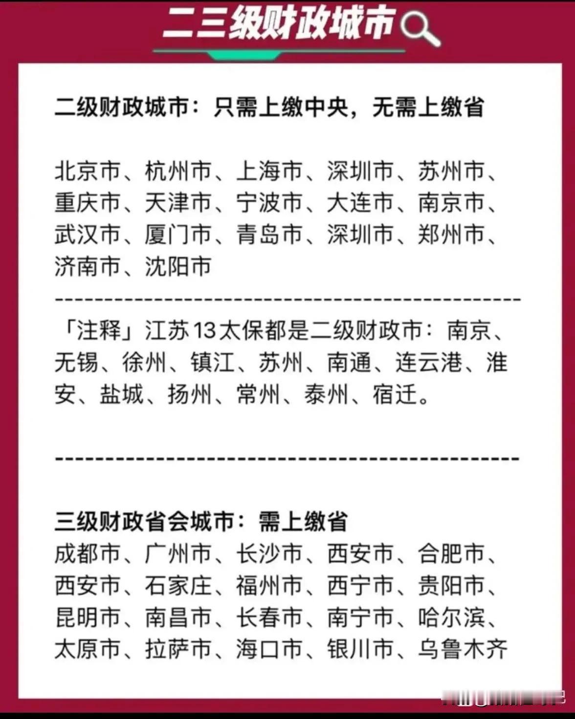 关于财政级别问题的理解，我是个小白！问个问题，二级财政和三级财政是根据什么来划分