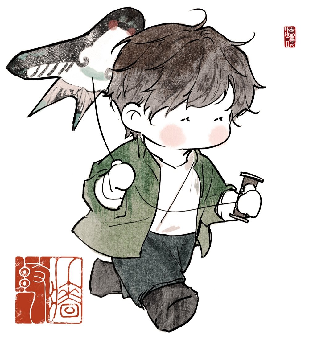 盗墓笔记五人小团子组#盗墓笔记# ​​​