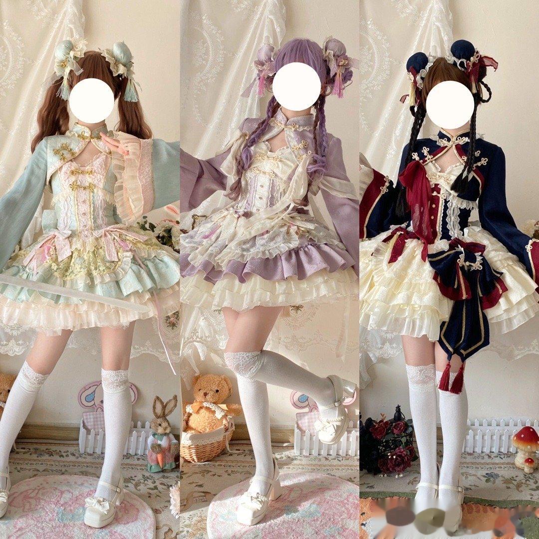 带你一次性看够白梨入梦三色！#猫芮可[超话]##lolita上新##lolita