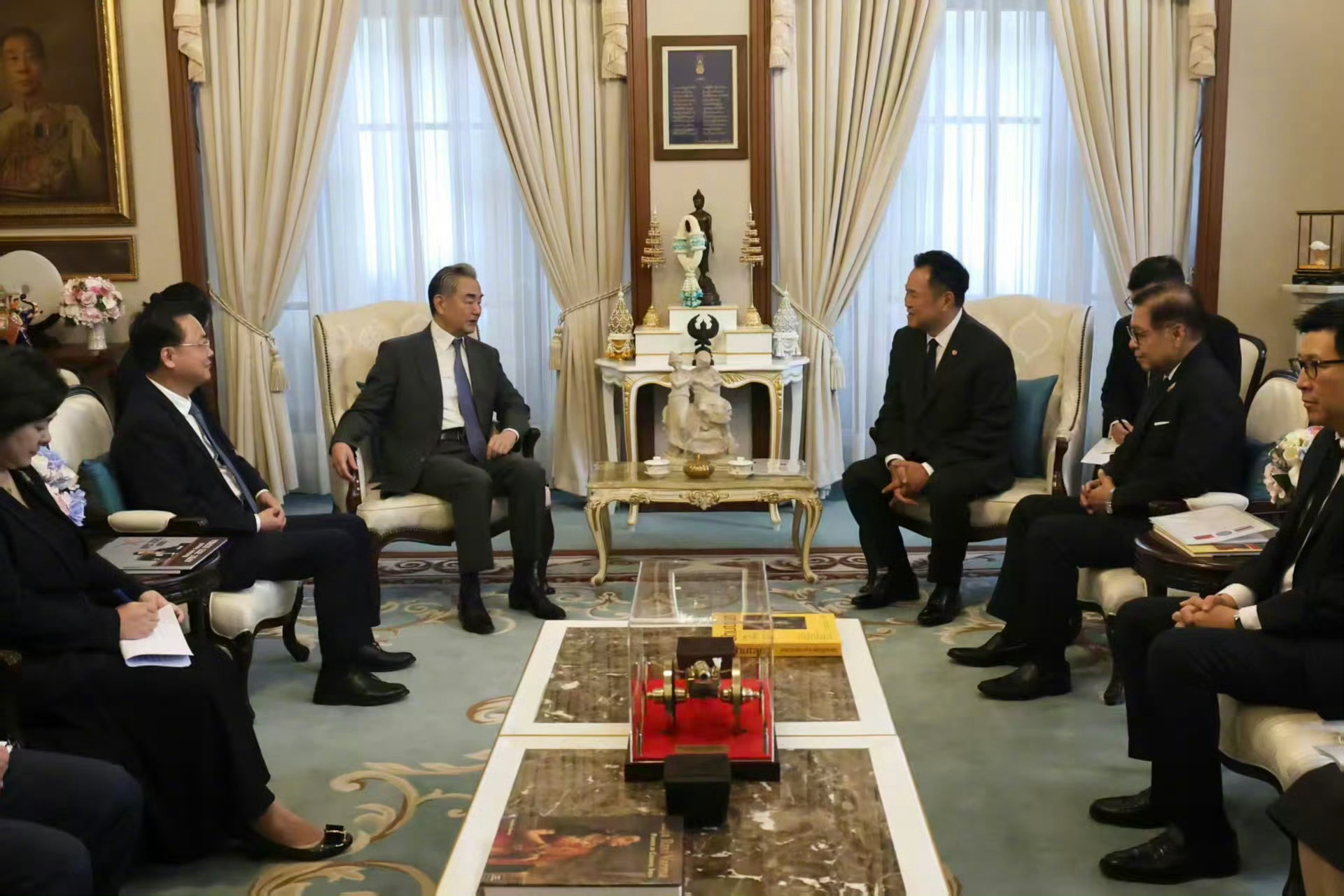 王外长到访泰国 