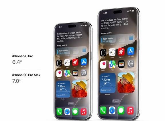 iPhone 终于迎来曲面屏
苹果公司正在为 iPhone 20 Pro 测试一