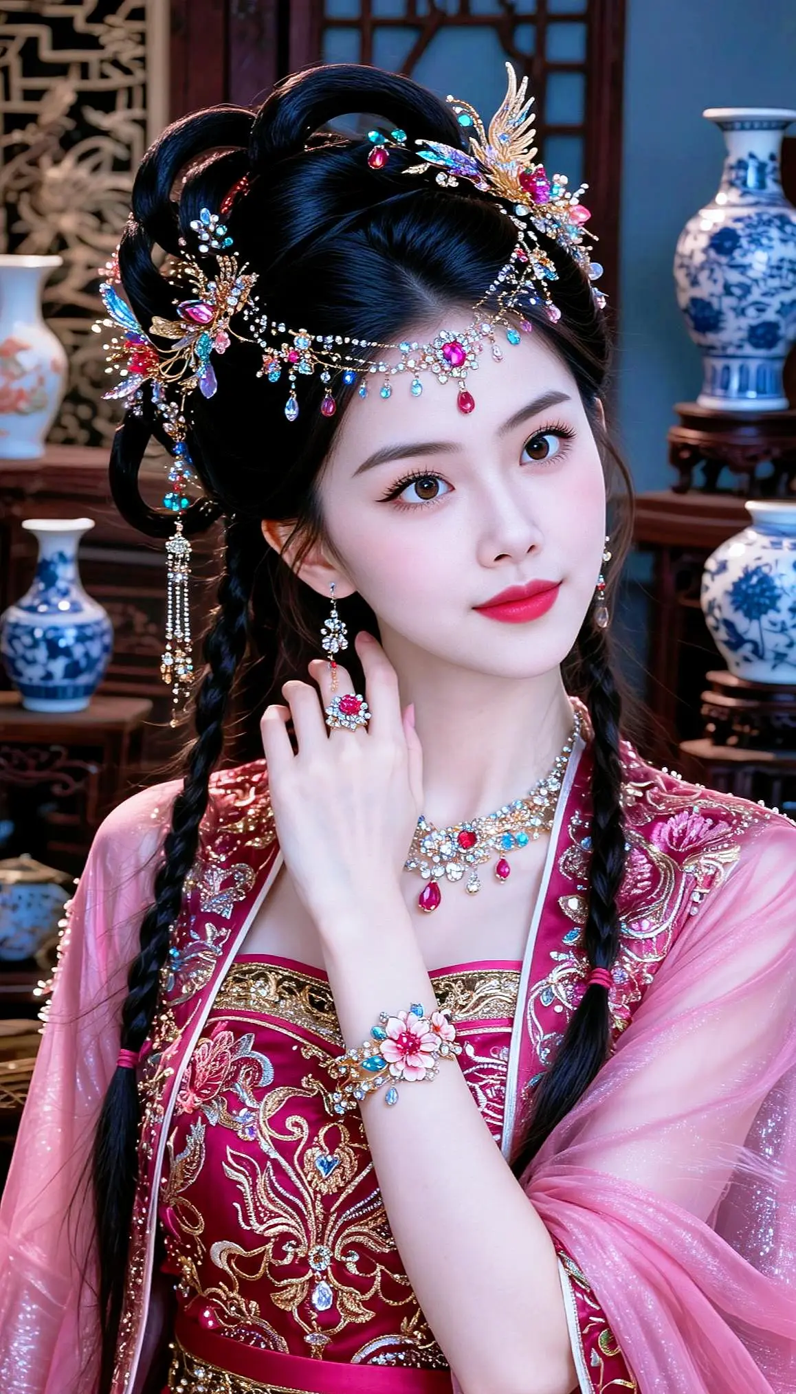 AI古风甜韵写真 ai创作全新升级  古装造型 古风汉服美如画 一键拍同款古装
