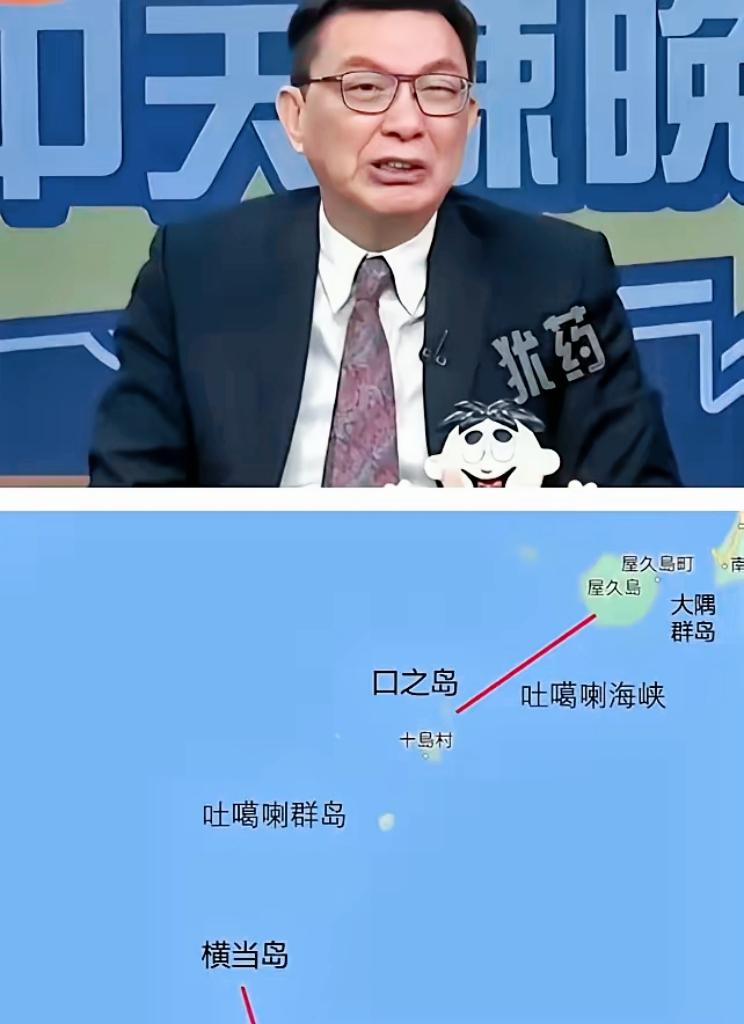 苑举正说得好，当年佩洛西窜台，海峡中线没了，如今133舰队过航横当水道，直接“切