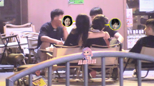 向涵之陈宥维互动向涵之摸陈宥维头 两人互动是不是有点亲密了？ ​​​