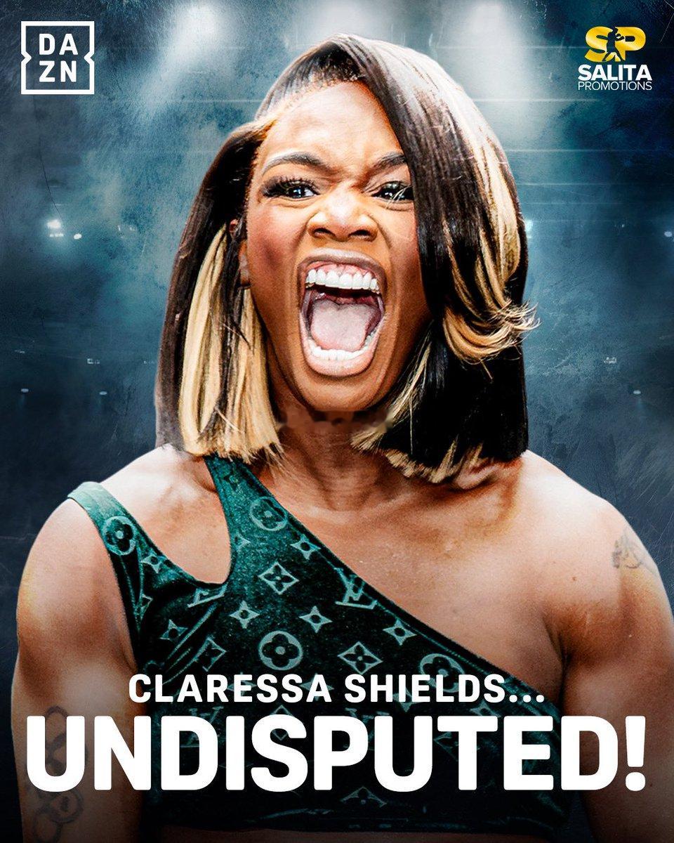 拳坛速递 无可争议的女王。克蕾莎-希尔兹（Claressa Shields）最终