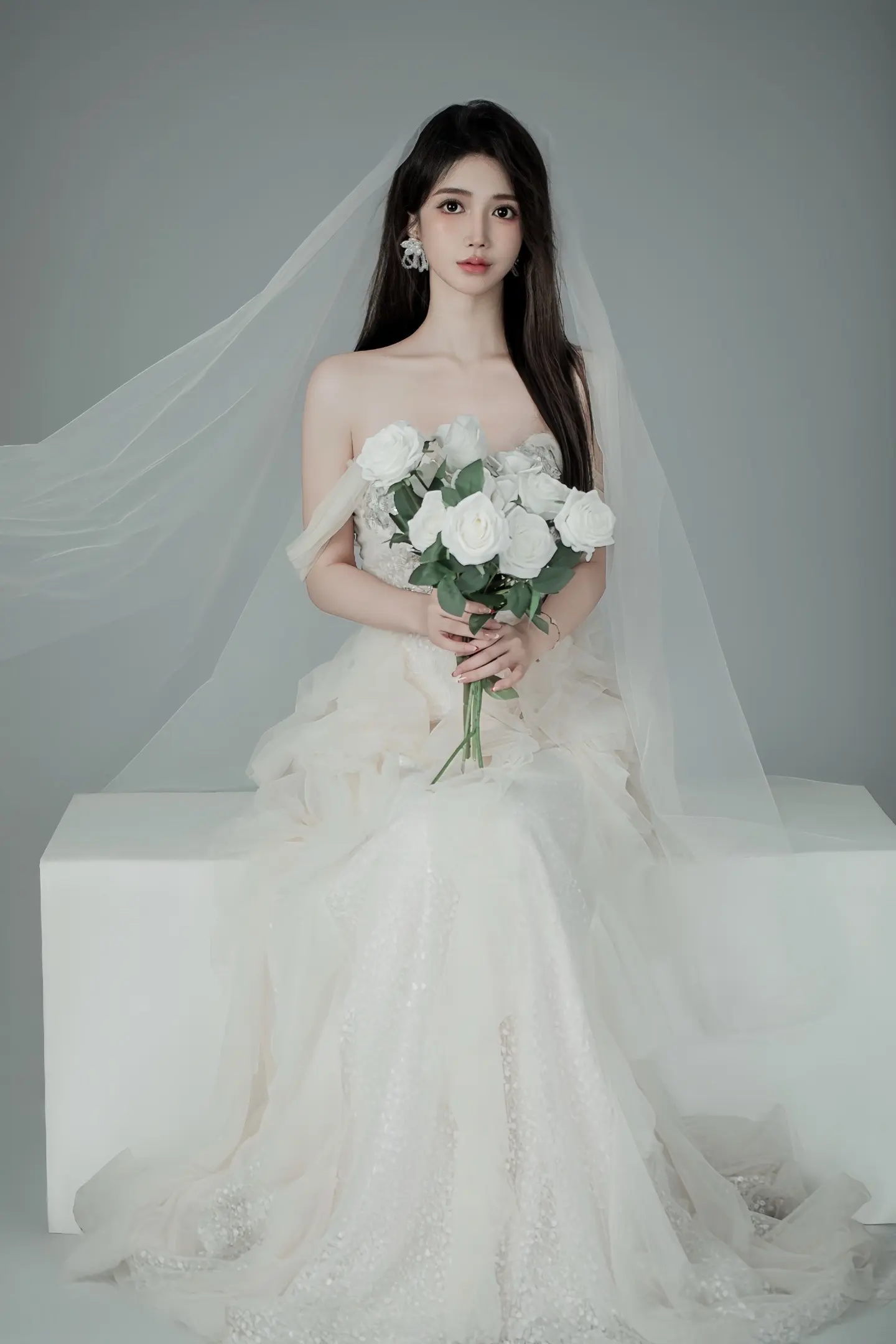 这是每个女孩的婚纱梦吧
