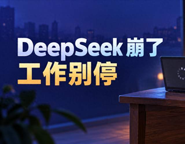 DeepSeek又崩了！别干等，这几套备用方案先用起来