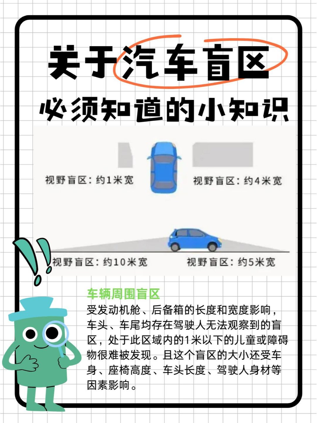 中东土豪组团来广州车展团购了 认真看完，关于汽车盲区，必须知道的小知识！防范盲区