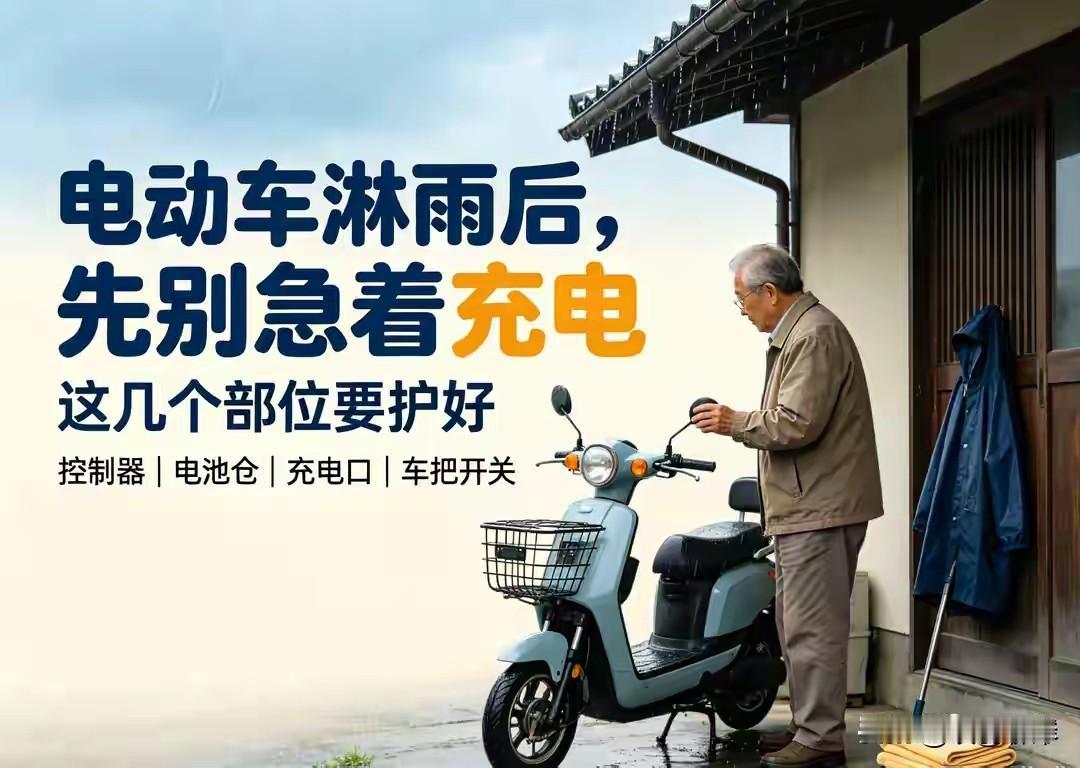😲 电动车修车师傅老赵说，雨季修的“有电不走”故障，八成栽在刹车断电开关进水，