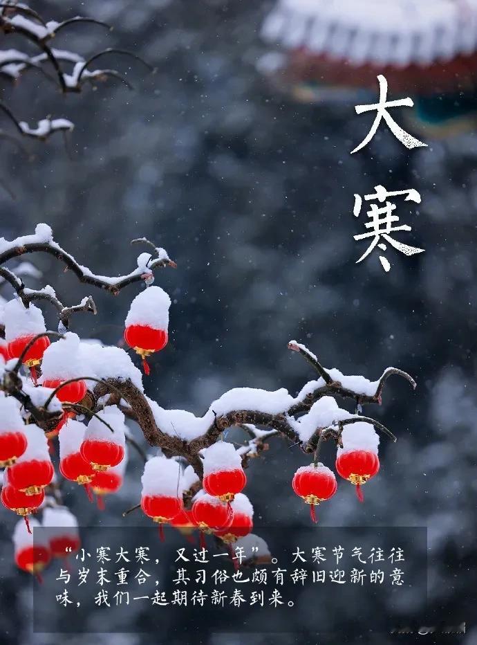 大寒最适合喝什么？各位酒鬼酒仙酒神们有福了。

大寒，二十四节气中最后一个，过了