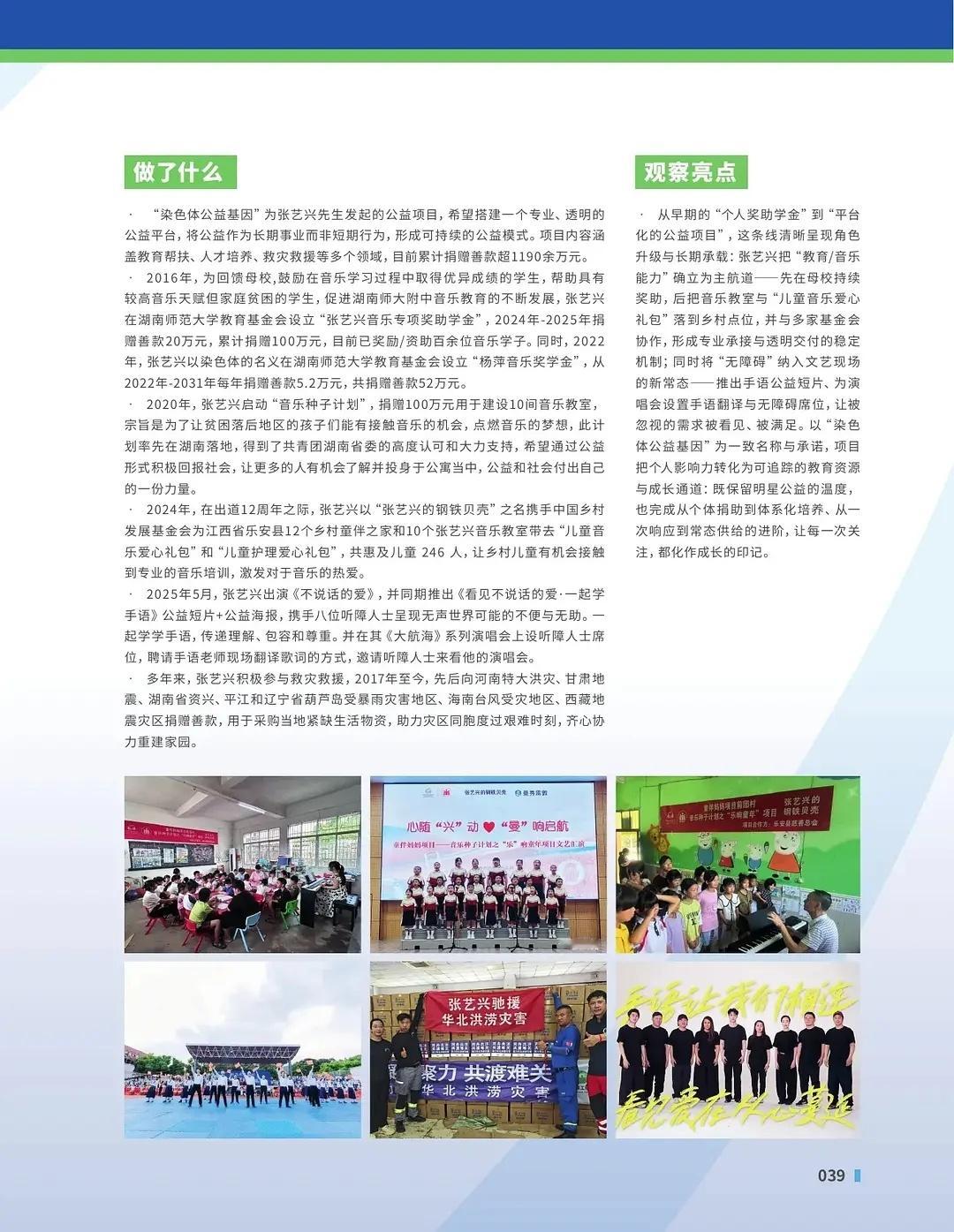 张艺兴张艺兴年度明星公益优秀案例他真的一直在做公益 长期且持续 