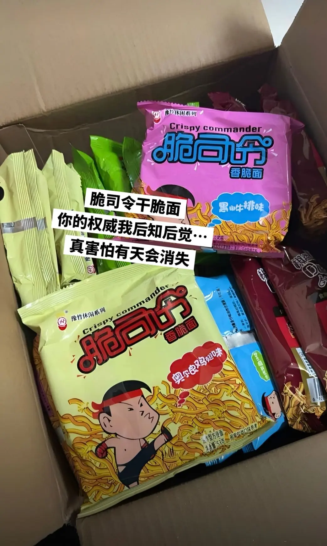 脆司令干脆面，你的权威我后知后觉。