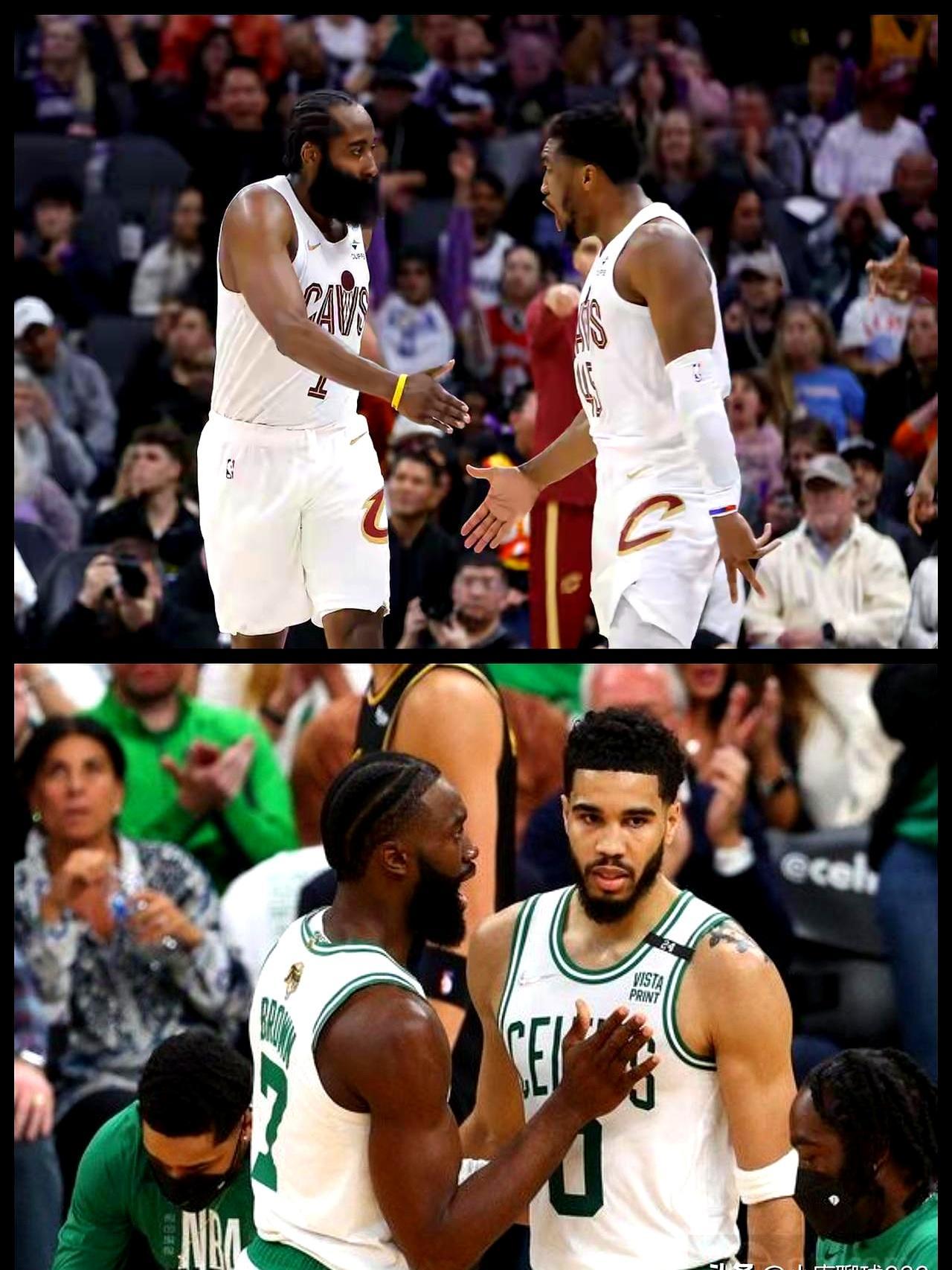 刚结束的东部巅峰战，绿军直接在骑士主场赢了11分，本赛季三次交手全拿胜利。
 