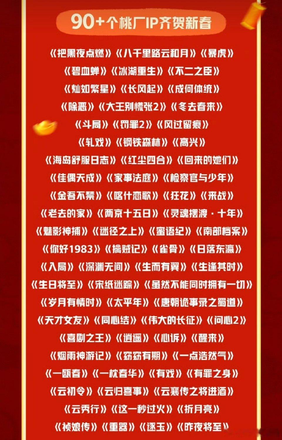 爱奇艺新春物料，期待哪部剧的？ 