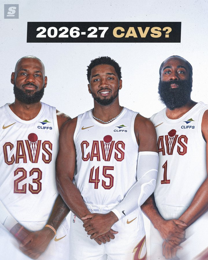 NBA多笔重磅交易哈登加盟骑士  哈登、米切尔有意今夏招募詹姆斯加盟骑士；詹姆斯