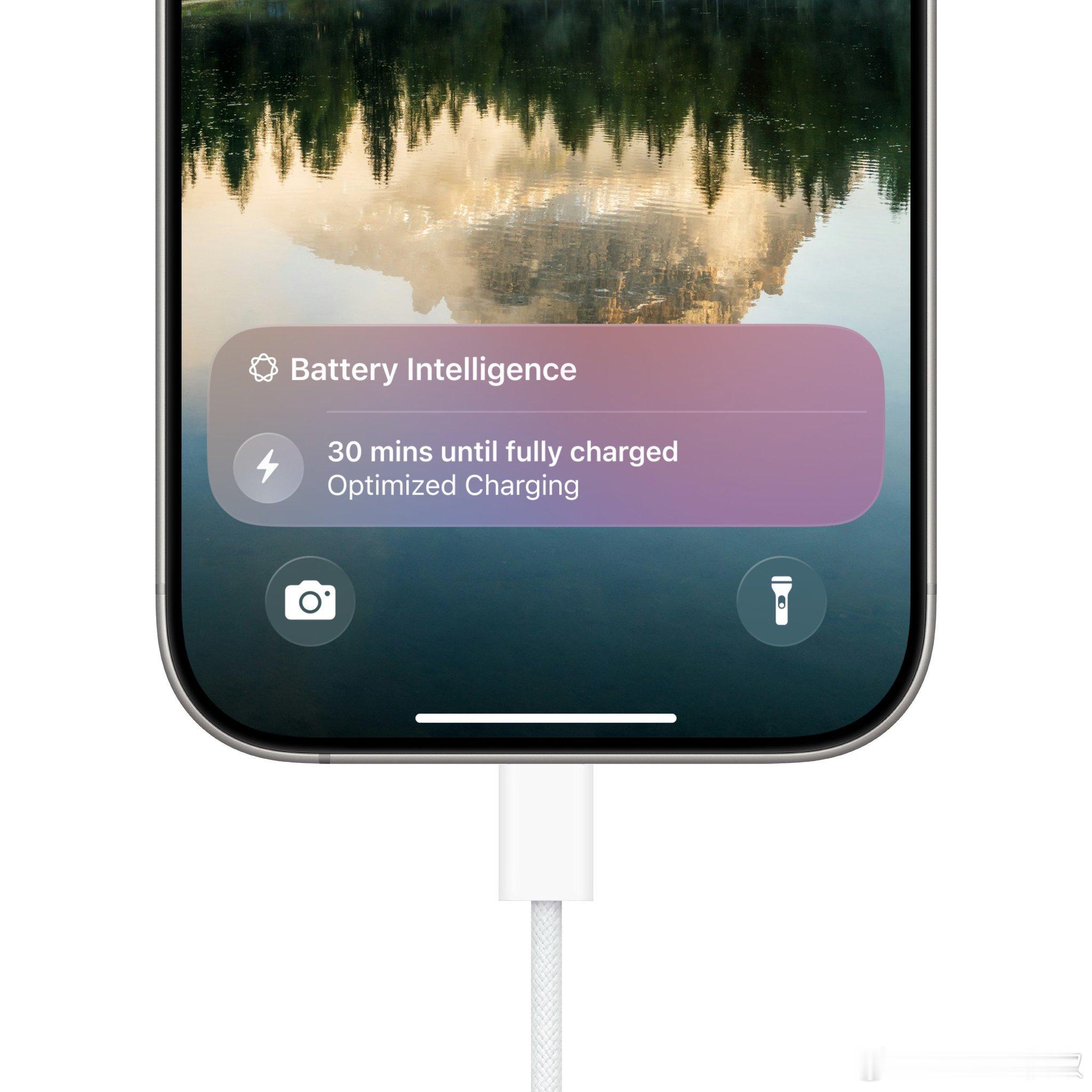 补充一下：iOS 19即将带来的充电倒计时功能是归纳在Apple Intelli