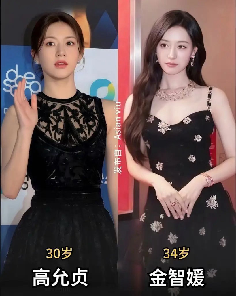 这两人都是韩国大众公认的美女，由于近期生日，《她们到底是谁更美》在外国再次热议，
