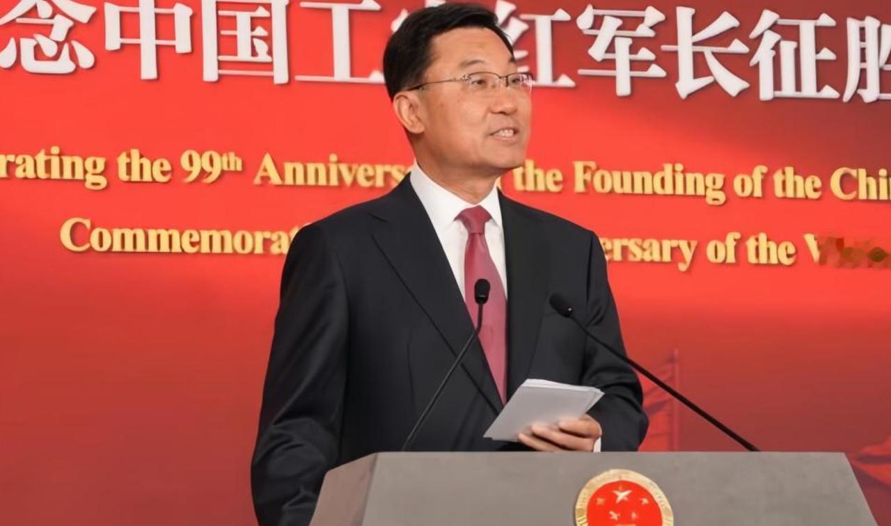 当地时间7月28日，中国驻美大使馆举办建军99周年招待会，美国国防部官员到场参会