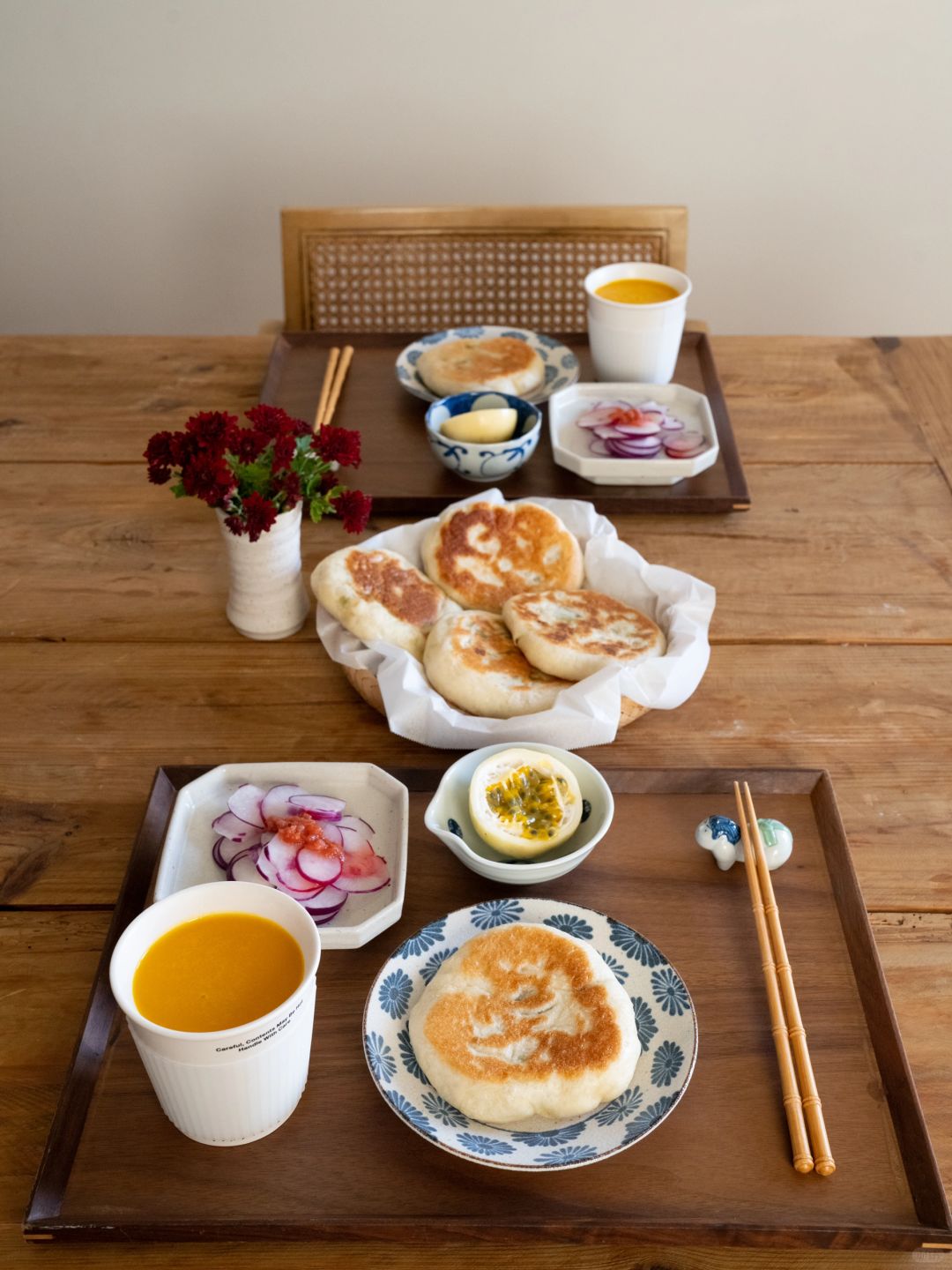 第1364份不重样早餐｜青椒鸡蛋饼