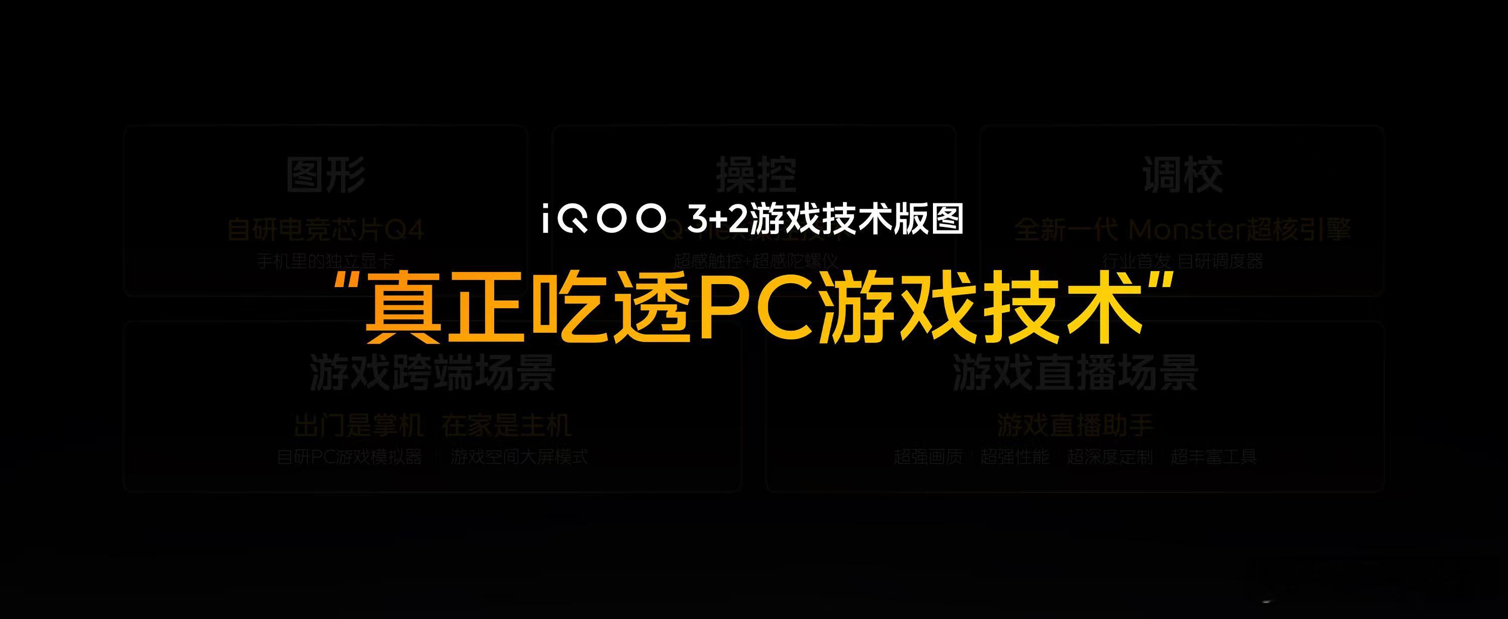 iQOO这个3+2游戏版图有点东西，桌面级调校，技术很成熟了，开始有点期待iQO