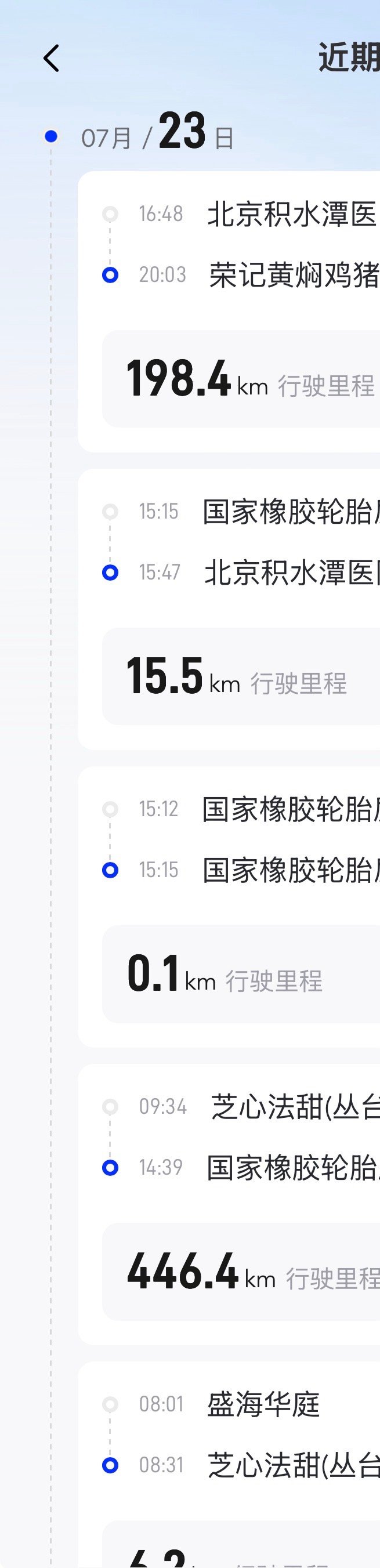在路上的一天～GL8到手一周，快2000km了 天津