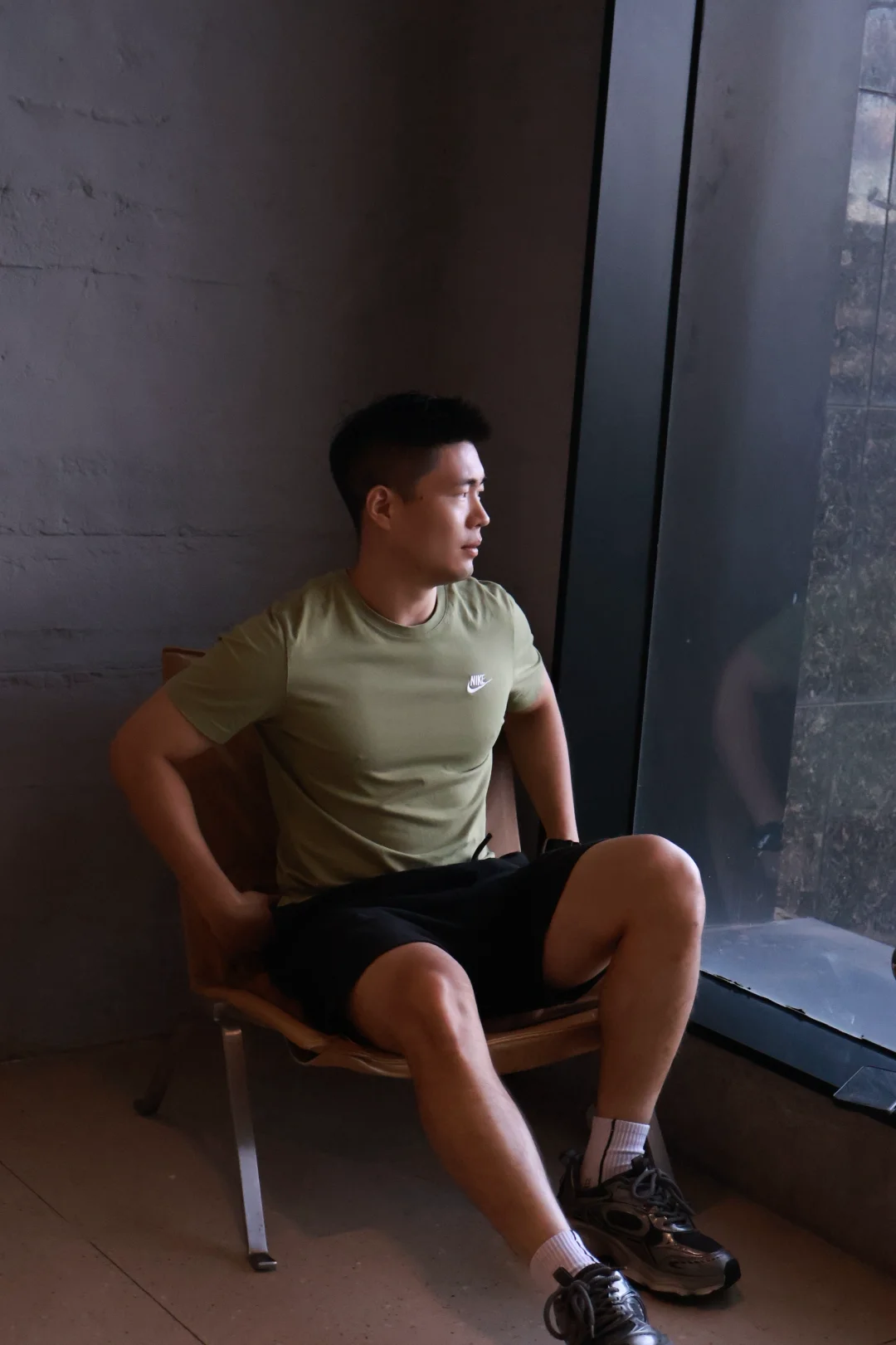 夏天，男子写真