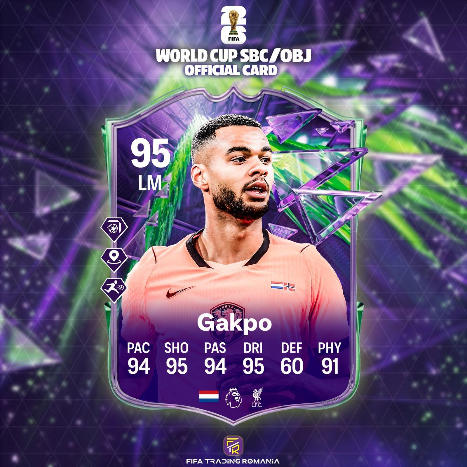 加克波的荣耀之路SBC确认。FC26