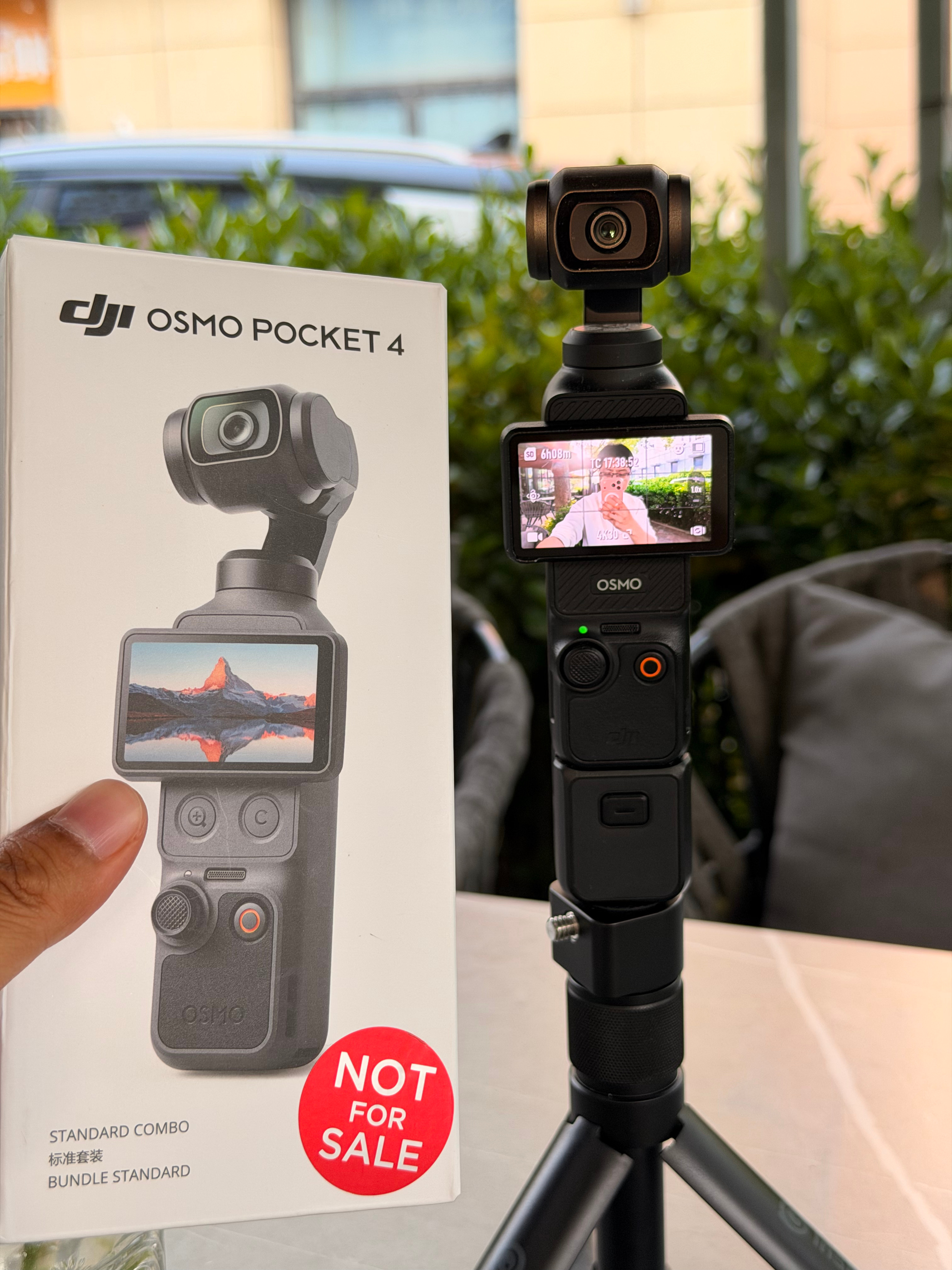 用pocket3来拍大疆pocket4 你别说，这地方还挺好看～ 