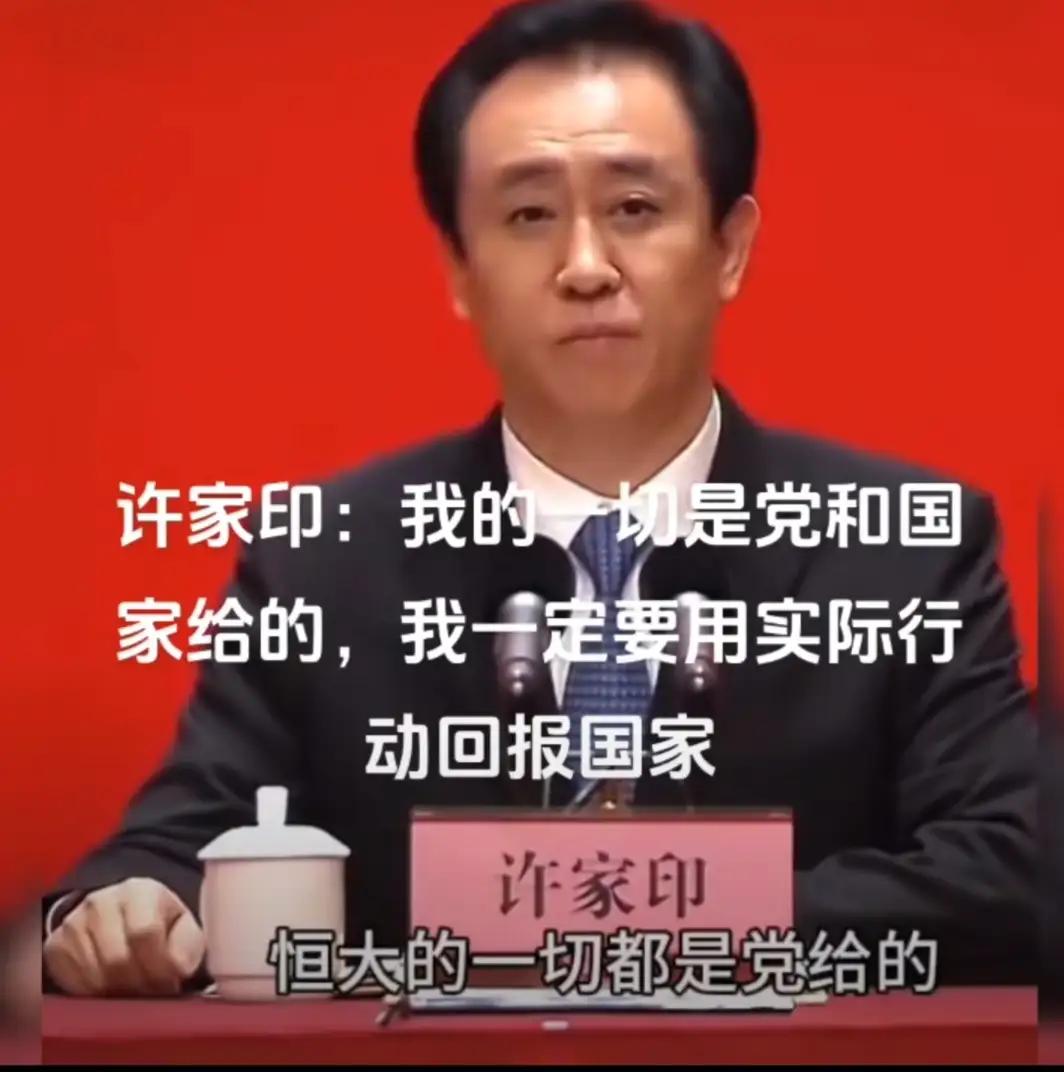 许家印当庭认罪，罪名一长串，随便一个都够普通人坐穿牢底。他当年说“一切献给国家”