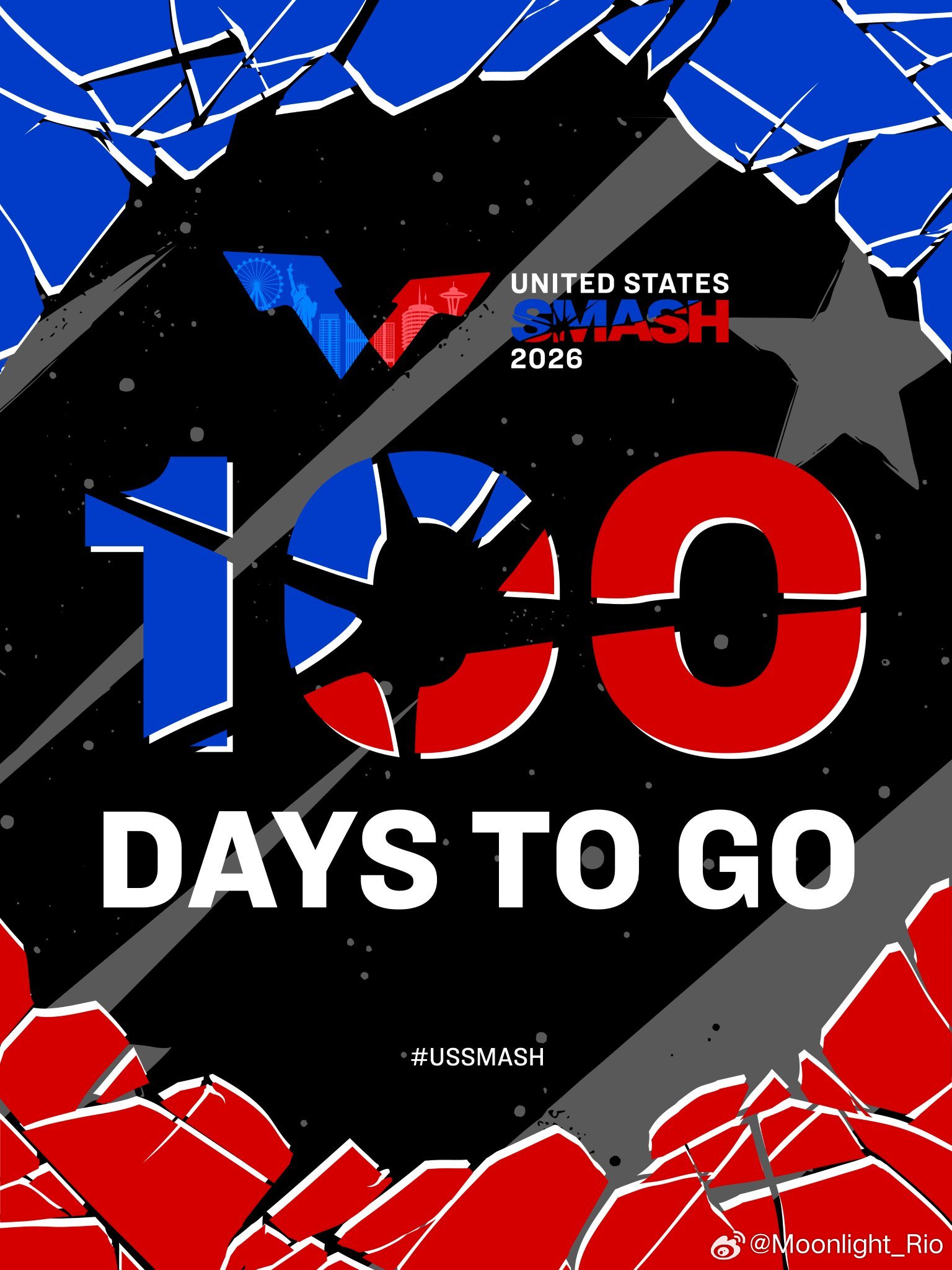 WTT美国大满贯2026 📍洛杉矶倒计时1️⃣0️⃣0️⃣天 